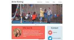 Desktop Screenshot of annekoning.nl